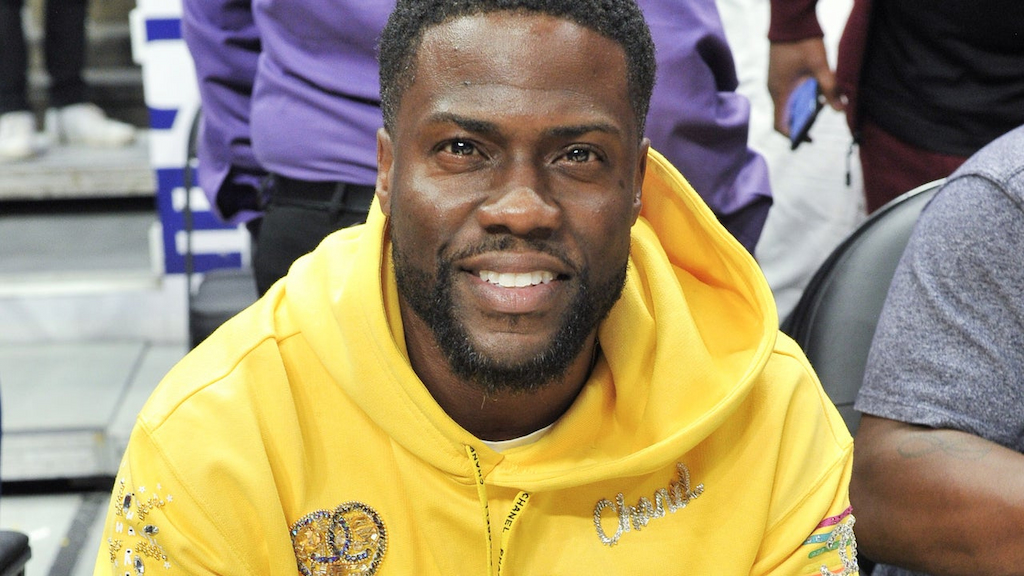kevin hart at clippers game