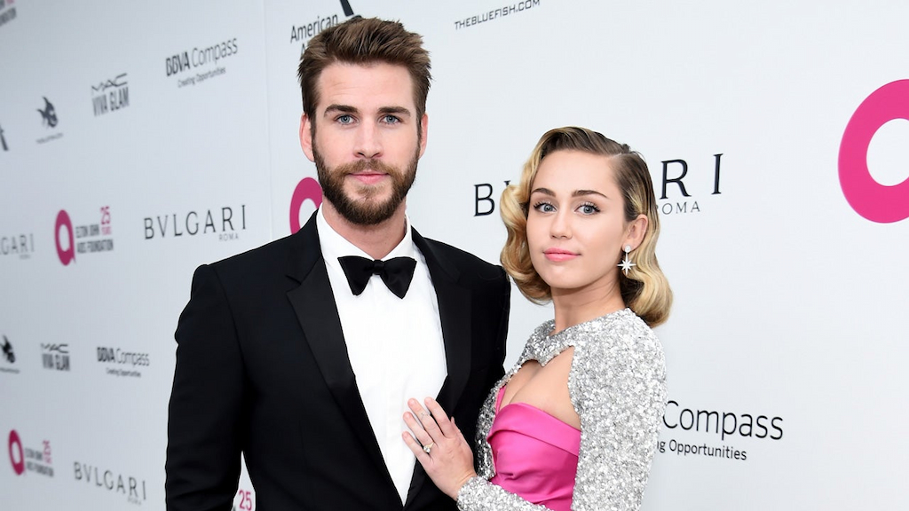 liam and miley in 2018