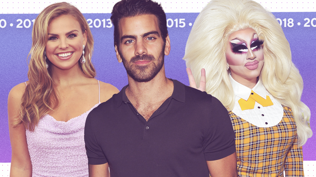 Hannah Brown, Nyle DiMarco and Trixie Mattel