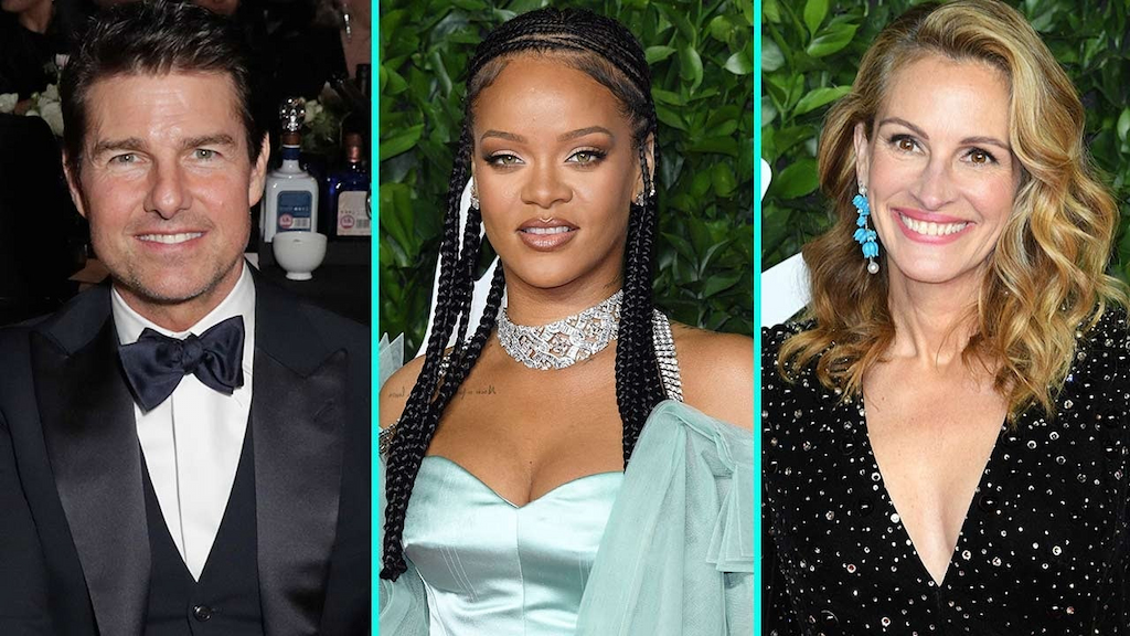 Tom Cruise, Rihanna, and Julia Roberts at the British Fashion Awards