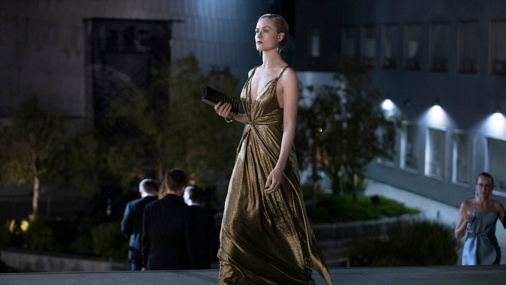 Westworld Evan Rachel Wood Gold Dress