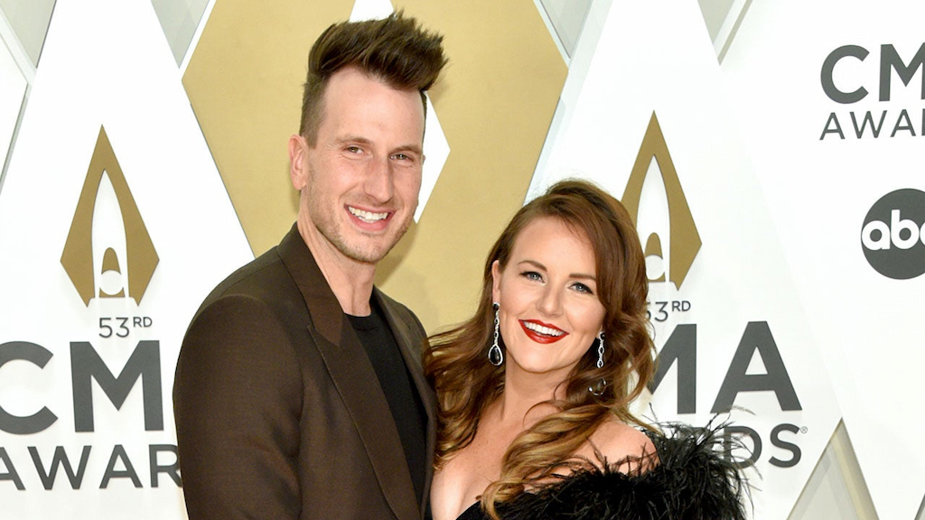 Russell Dickerson and Kailey Dickerson at the 53rd annual CMA Awards