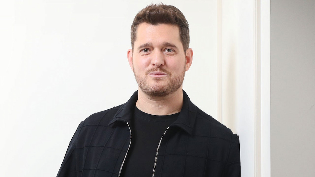Michael Buble poses during a photo shoot at The Langley Hotel in Sydney  in feb 2020