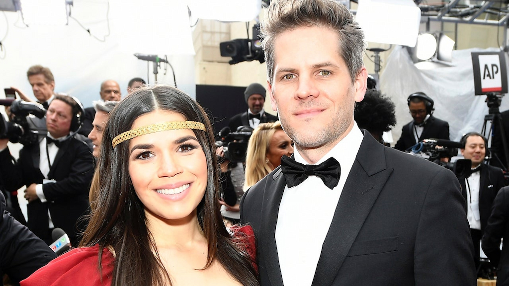 America Ferrera and Ryan Piers Williams attend the 92nd Annual Academy Awards at Hollywood and Highland