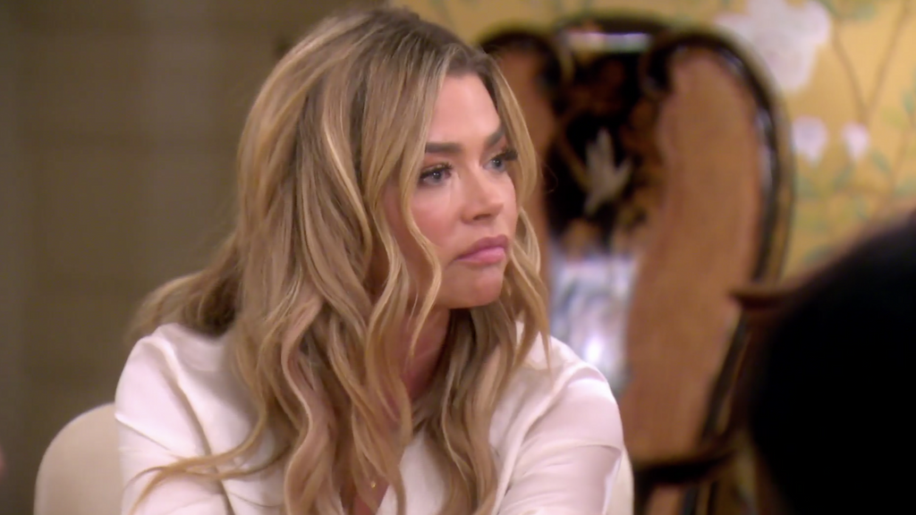Denise Richards at Erika Jayne's astrology dinner on 'The Real Housewives of Beverly Hills.'