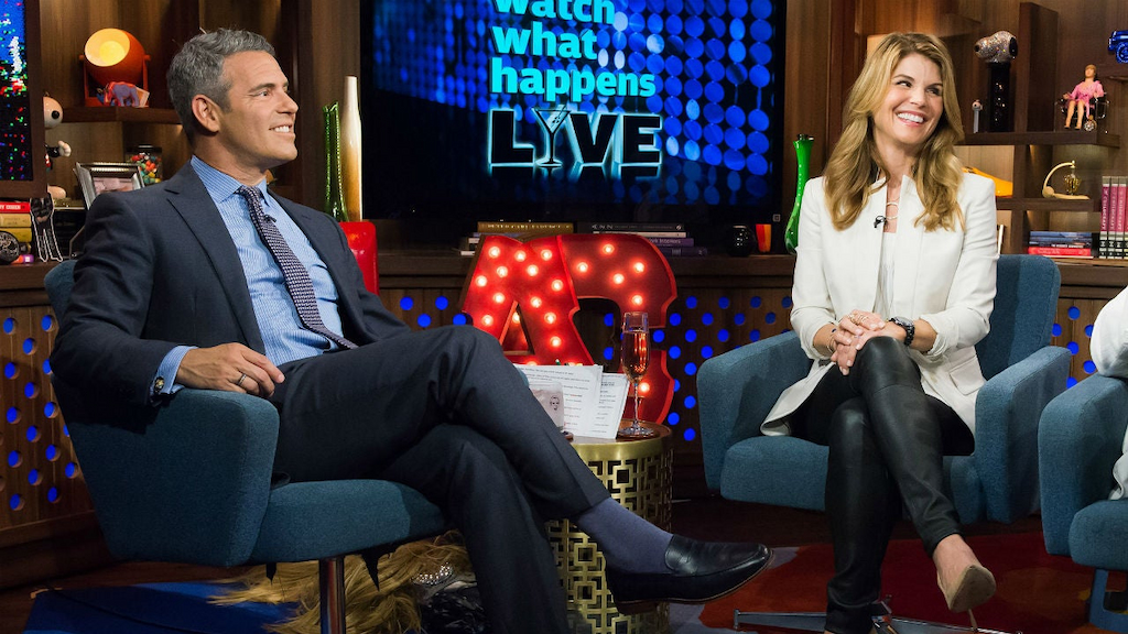 Andy Cohen and Lori Loughlin