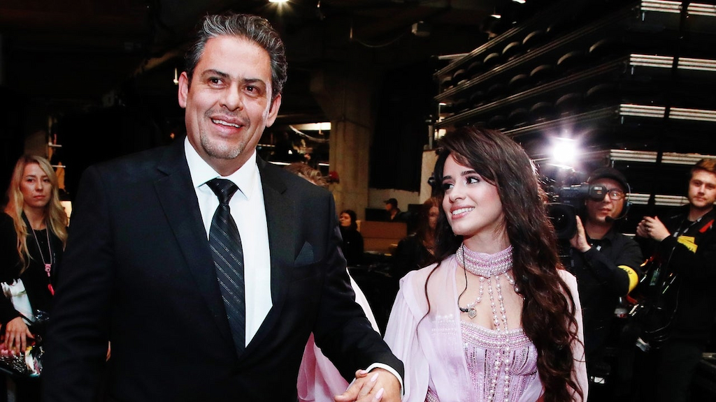 Alejandro Cabello and Camila Cabello attend the 62nd Annual GRAMMY Awards at STAPLES Center on January 26, 2020 in Los Angeles, California. 