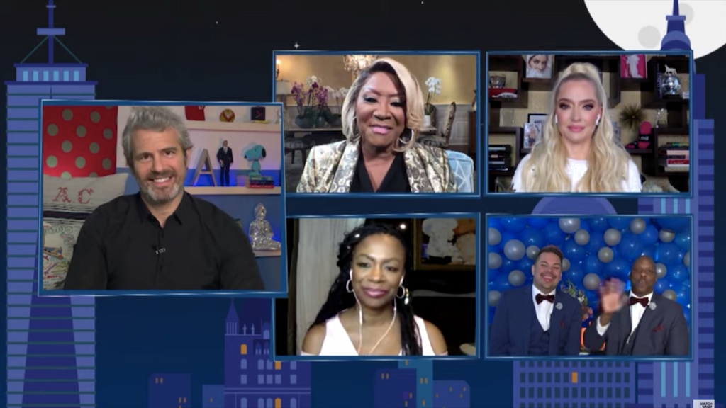 Andy Cohen and guests on 'WWHL'