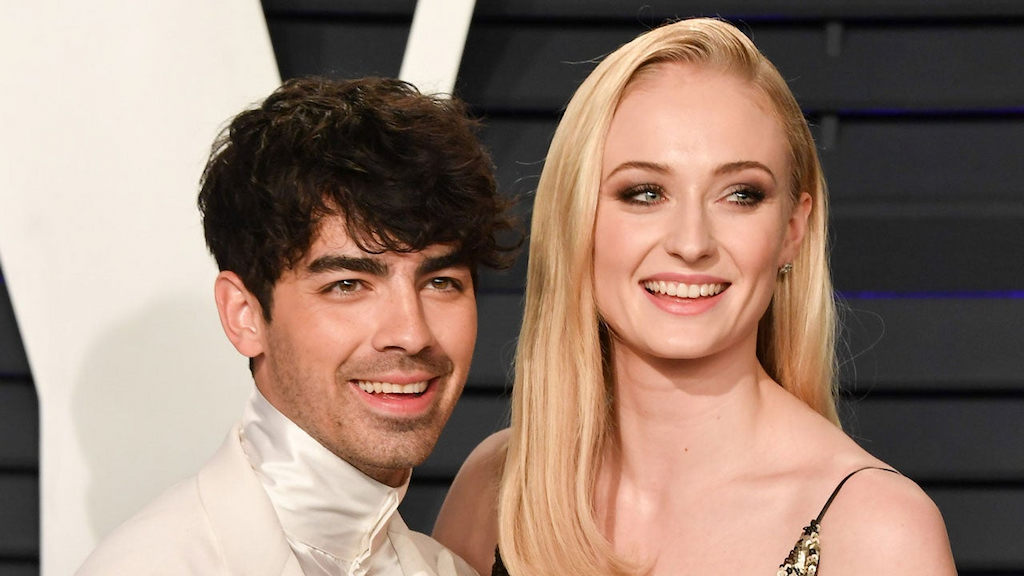 Joe Jonas and Sophie Turner at the 2019 Vanity Fair Oscar Party