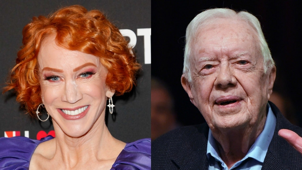 Kathy Griffin and Jimmy Carter