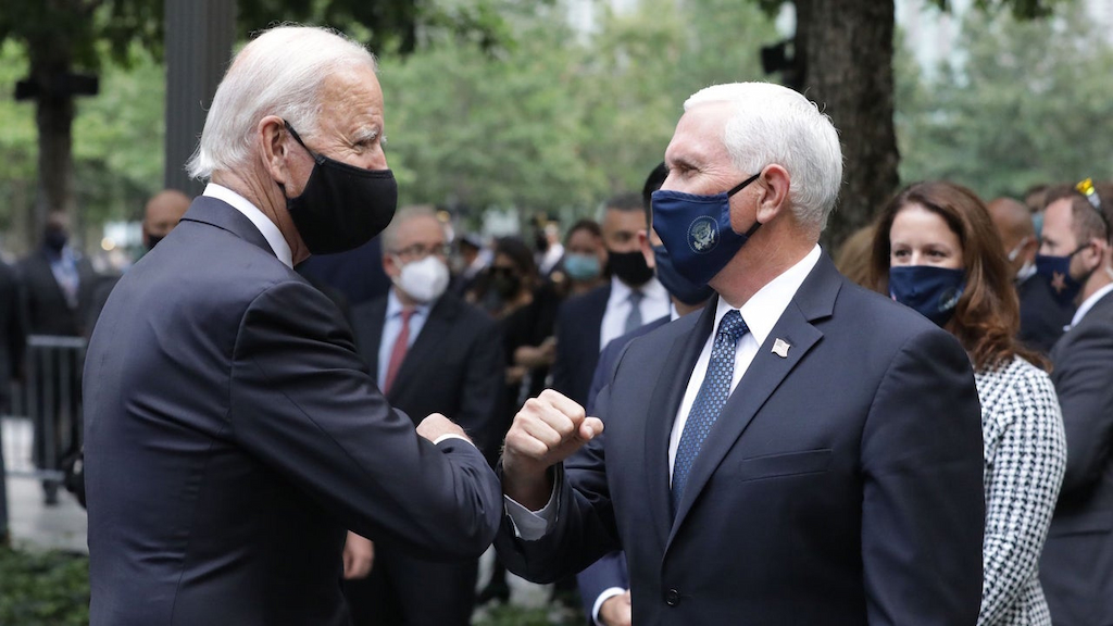 Joe Biden and Mike Pence
