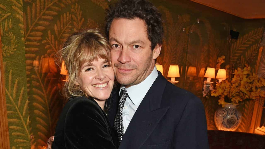 Catherine Fitzgerald (L) and Dominic West attend the Farms Not Factories #TurnYourNoseUp at Pig Factories benefit dinner 'Upstairs' at 5 Hertford Street on January 31, 2017 in London, England.