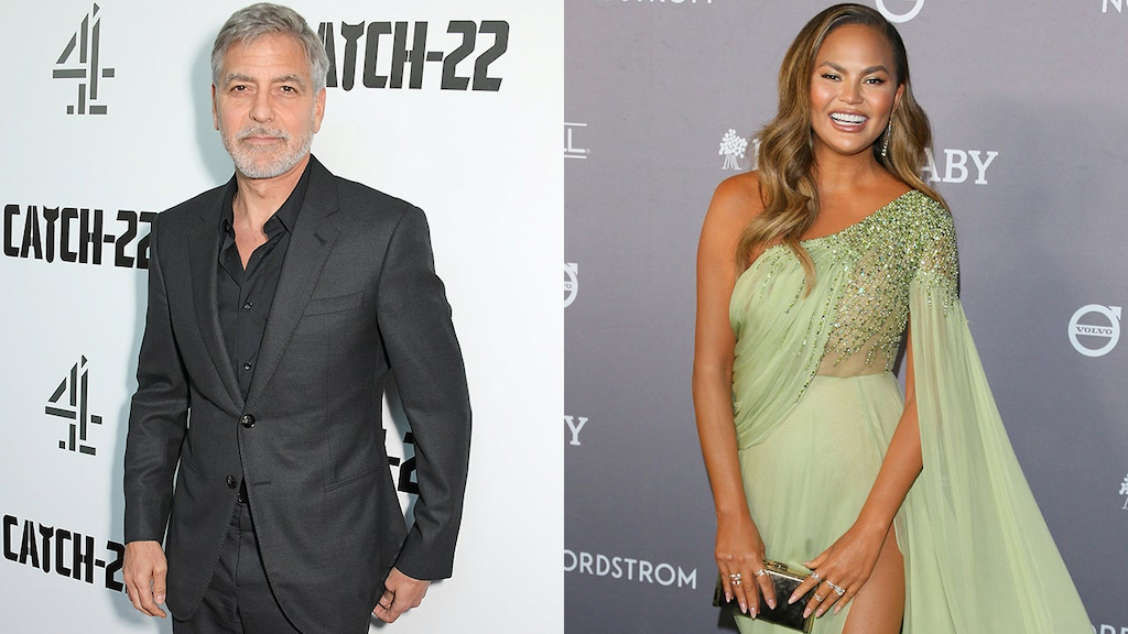George Clooney and Chrissy Teigen