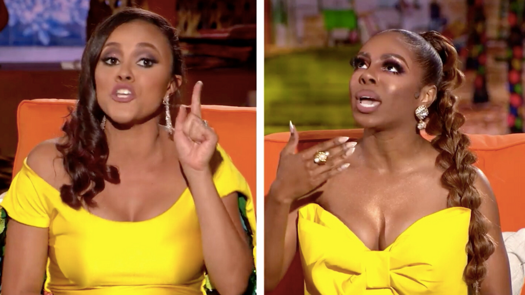 Ashley Darby and Candiace Dillard do a little verbal sparring at ‘The Real Housewives of Potomac’ season 5 reunion.