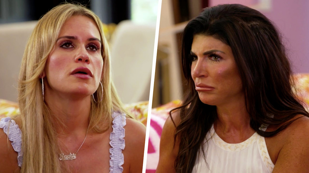 Jackie Goldschneider and Teresa Giudice face off on 'The Real Housewives of New Jersey' season 11 premiere.