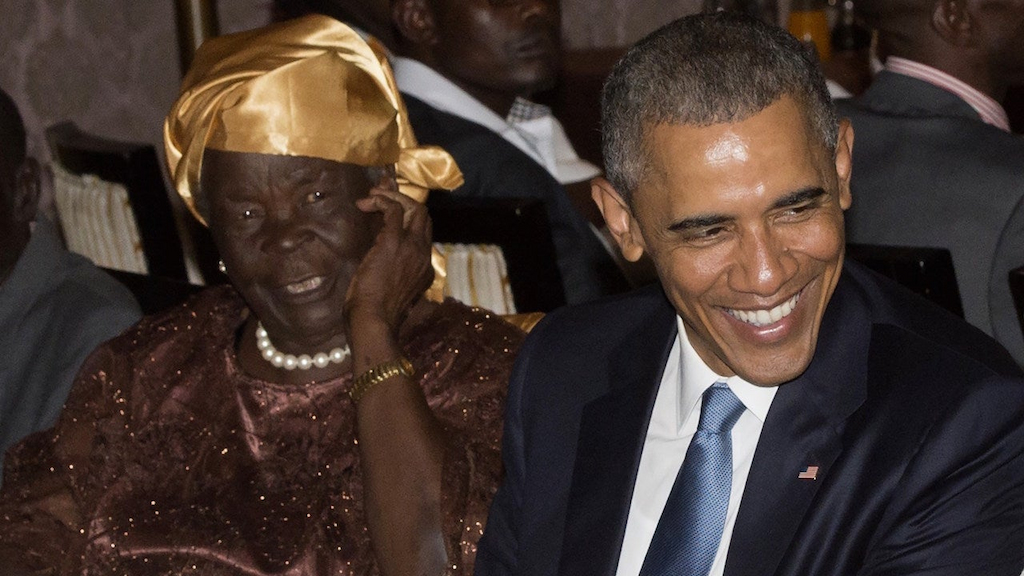 Barack Obama and Mama Sarah
