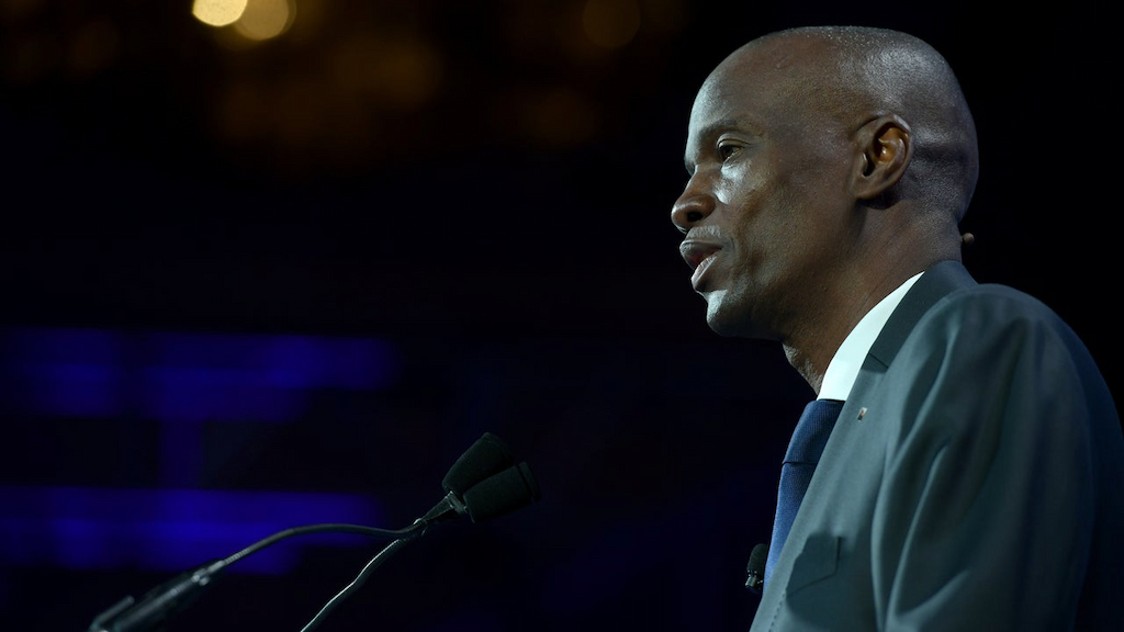 President of the Republic of Haiti H.E. Jovenel Moise speaks onstage during the 2018 Concordia Annual Summit - Day 2 at Grand Hyatt New York on September 25, 2018 in New York City. 