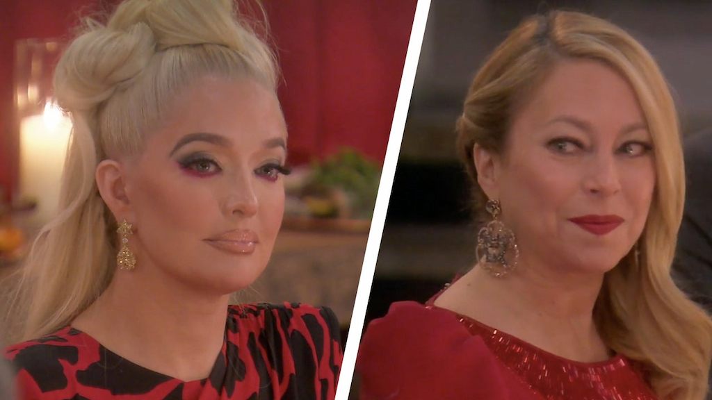 Erika Jayne and Sutton Stracke have a tense exchange on The Real Housewives of Beverly Hills' season 11 finale
