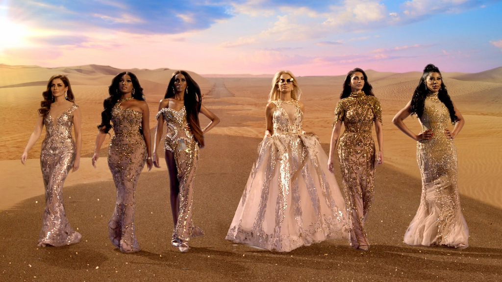 The Real Housewives of Dubai cast stuns in a glam promo for the series