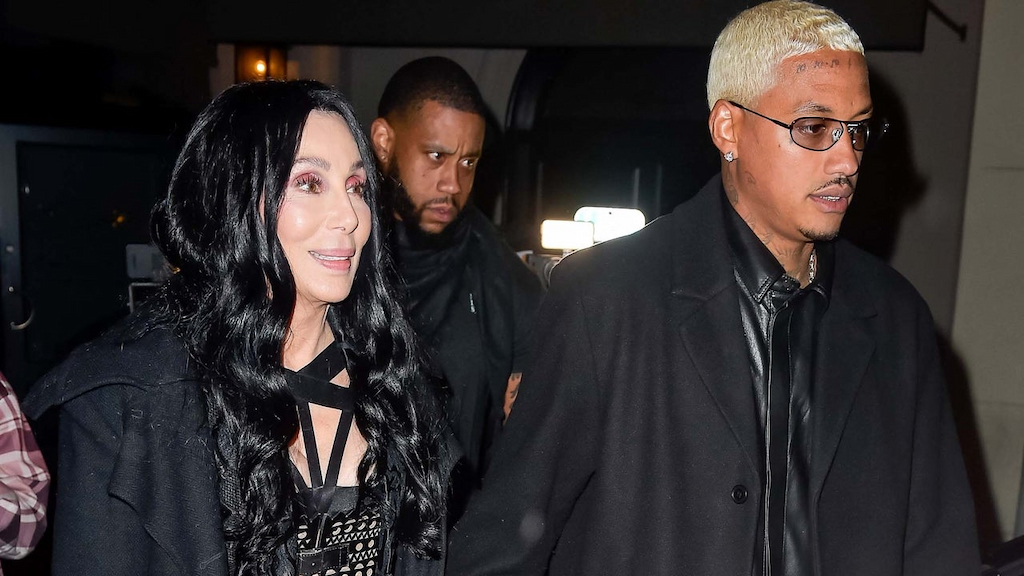 Cher and Alexander 'AE' Edwards Step Out for Date Night 