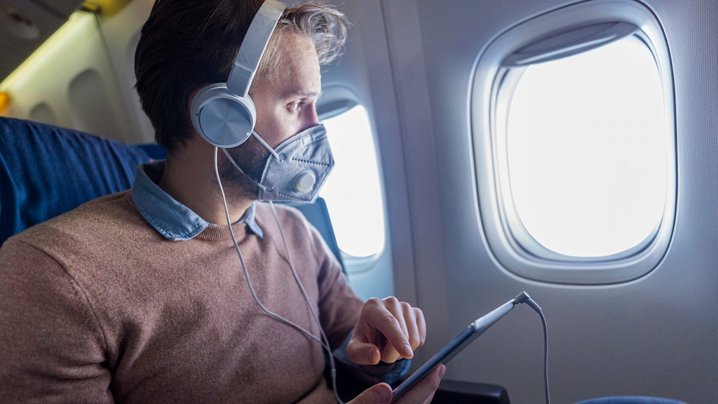 Face Masks for Long-Haul Flights