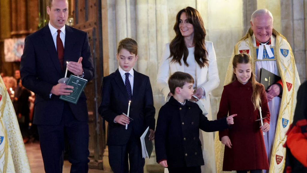Prince George, Princess Charlotte, Prince Louis, Kate Middleton and Prince William