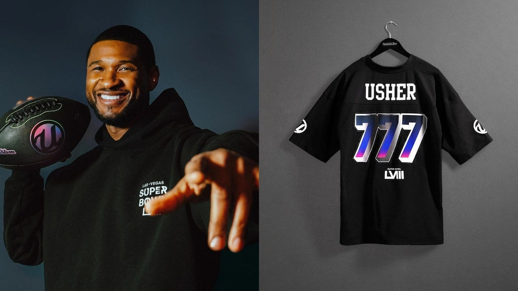 The Official Usher Super Bowl Merch Collection Is Here