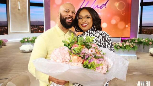 US actor and rapper, Common officially confirms his relationship with Jennifer Hudson on her show (video)