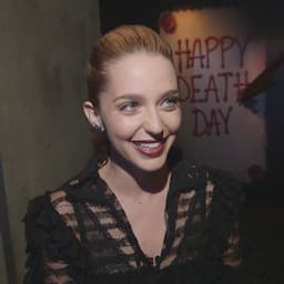 'Happy Death Day' Star Jessica Rothe Braves a Terrifying Maze With ET -- Watch!