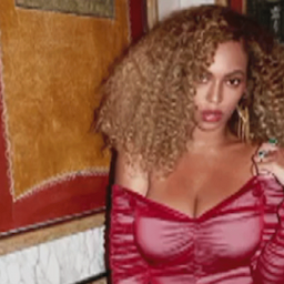 WATCH: Beyonce Stuns in Sheer Red Dress, Flaunts Her Booty in Sexy New Pics