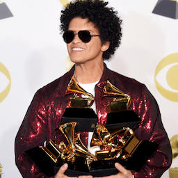 Bruno Mars Dominates the GRAMMYs: Watch His Acceptance Speeches and Performance! 