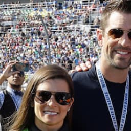 Aaron Rodgers and Danica Patrick Show Off Some Major PDA During Daytona 500