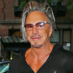 Mickey Rourke Debuts Fabulous Hairpiece and Spray Tan
