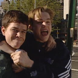 FLASHBACK: Mark Wahlberg and Leonardo DiCaprio Are BFFs on the Set of 'Basketball Diaries' in '94