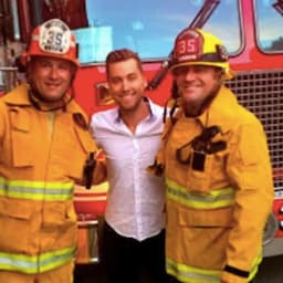 Lance Bass Grateful to Firefighters After Home is Nearly Destroyed