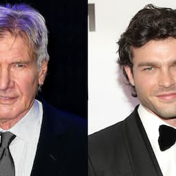 Harrison Ford Surprises 'Solo' Star Alden Ehrenreich During ET Interview