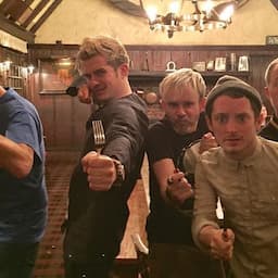 Orlando Bloom and Elijah Wood Have Epic 'Lord of the Rings' Reunion With Co-Stars