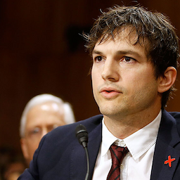 Ashton Kutcher Blows a Kiss to John McCain After Senator Says He's 'Better Looking in the Movies': Watch!
