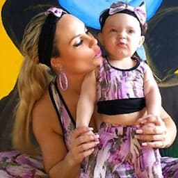 Coco Austin and Daughter Chanel Sport Matching Outfits for Mommy-and-Me Yoga