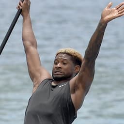 Usher Topples Off a Paddleboard While on Vacation: Funny Pics!