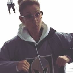 WATCH: Celine Dion Is the Ultimate Hockey Mom as She Busts a Move at Her Son's Game