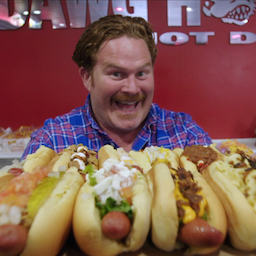 'Man v. Food': Get a Sneak Peek at the New York Challenge With New Host Casey Webb