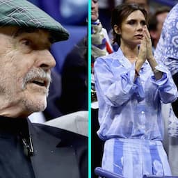 Sean Connery Makes a Rare Public Appearance at U.S. Open, Victoria Beckham Attends With Son Romeo