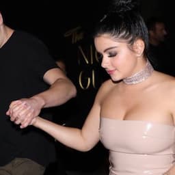WATCH: Ariel Winter Sports Nude-Colored Latex Mini-Dress for Date Night With Levi Meaden