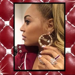 PICS: Beyonce Looks Red Hot While Flaunting Her 'Chunky' Jewelry 