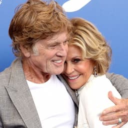 PHOTOS: Jane Fonda Cuddles Up to Co-Star Robert Redford at Venice Film Festival
