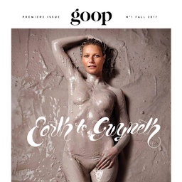  Gwyneth Paltrow Poses Semi-Nude for First ‘Goop’ Magazine Cover