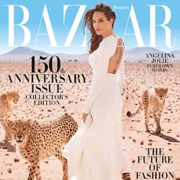 Angelina Jolie Stuns on the Cover of 'Harper's Bazaar,' Poses With Cheetahs