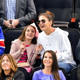 Katie Holmes and Daughter Suri Are All Smiles at Hockey Game -- See the Cute Pics!