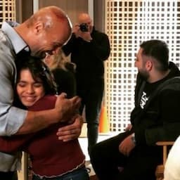 Dwayne Johnson Brings a Young Fan to Tears in Beautiful On-Set Moment -- Watch!